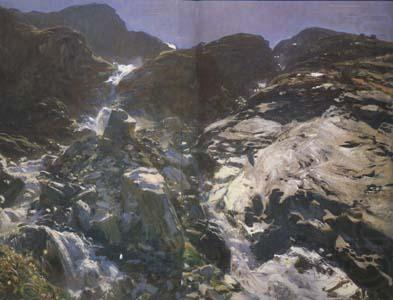 Glacier Streams-The Simplon (mk18), John Singer Sargent